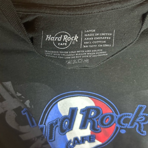 Hard Rock Cafe Paris France t-shirt - Picture 2 of 4